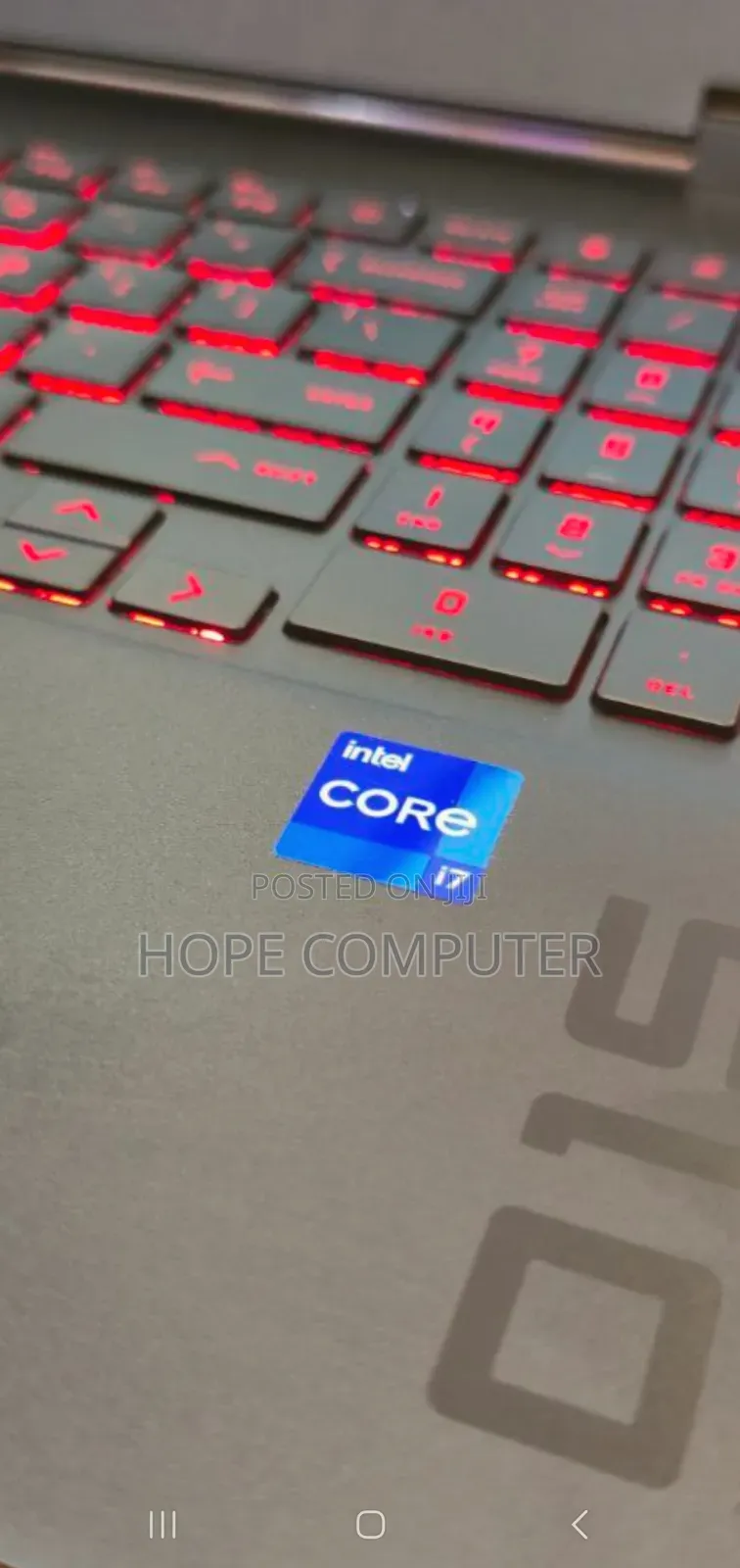 New Laptop HP Omen 15 16GB Intel Core I7 SSD 1T