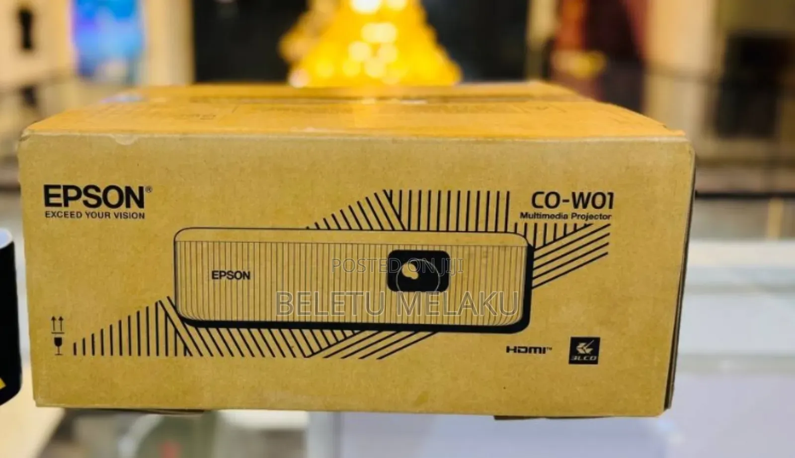 Brand New Epson Projector Co-W01 With Remote and Manual