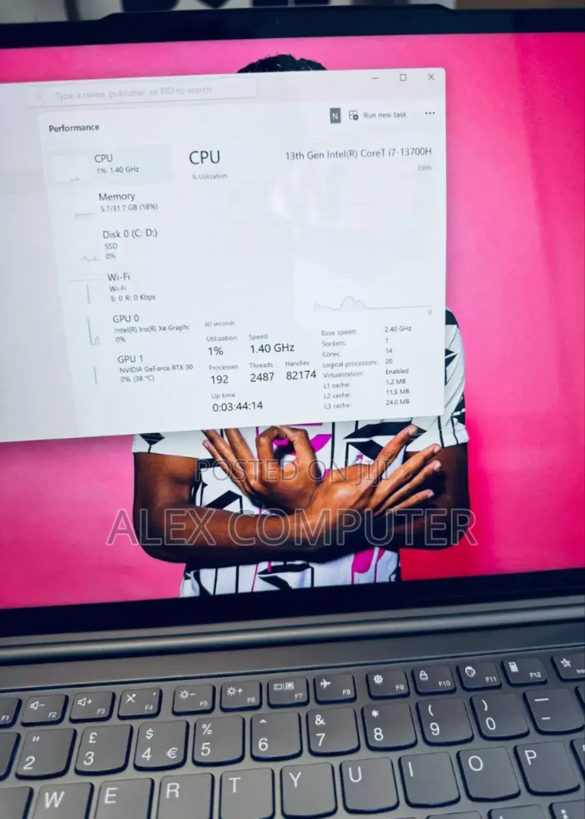 New Laptop Lenovo 32GB Intel Core I7 SSD 1T