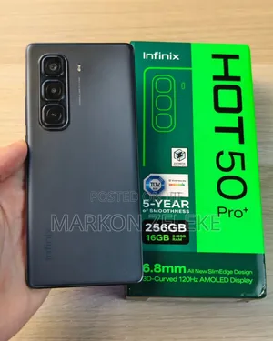 Photo - New Infinix Hot 50 Pro 256 GB Black