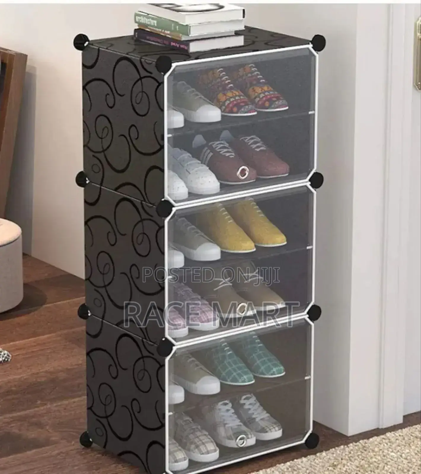 Plastic Cube Shoe Rack