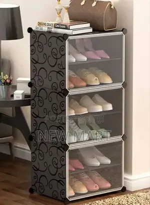 Plastic Cube Shoe Rack
