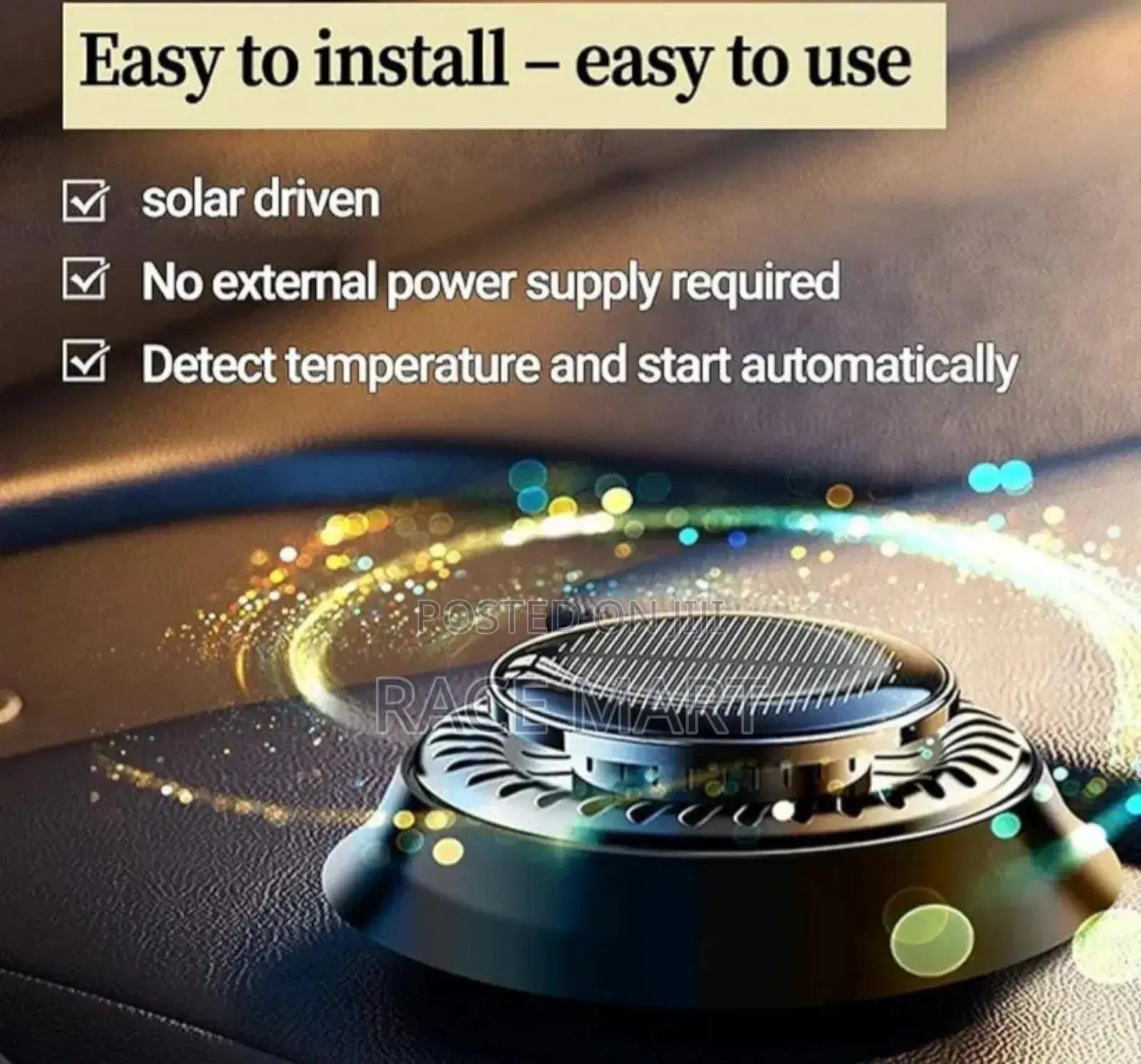 Car Solar Vortex Aromatherapy