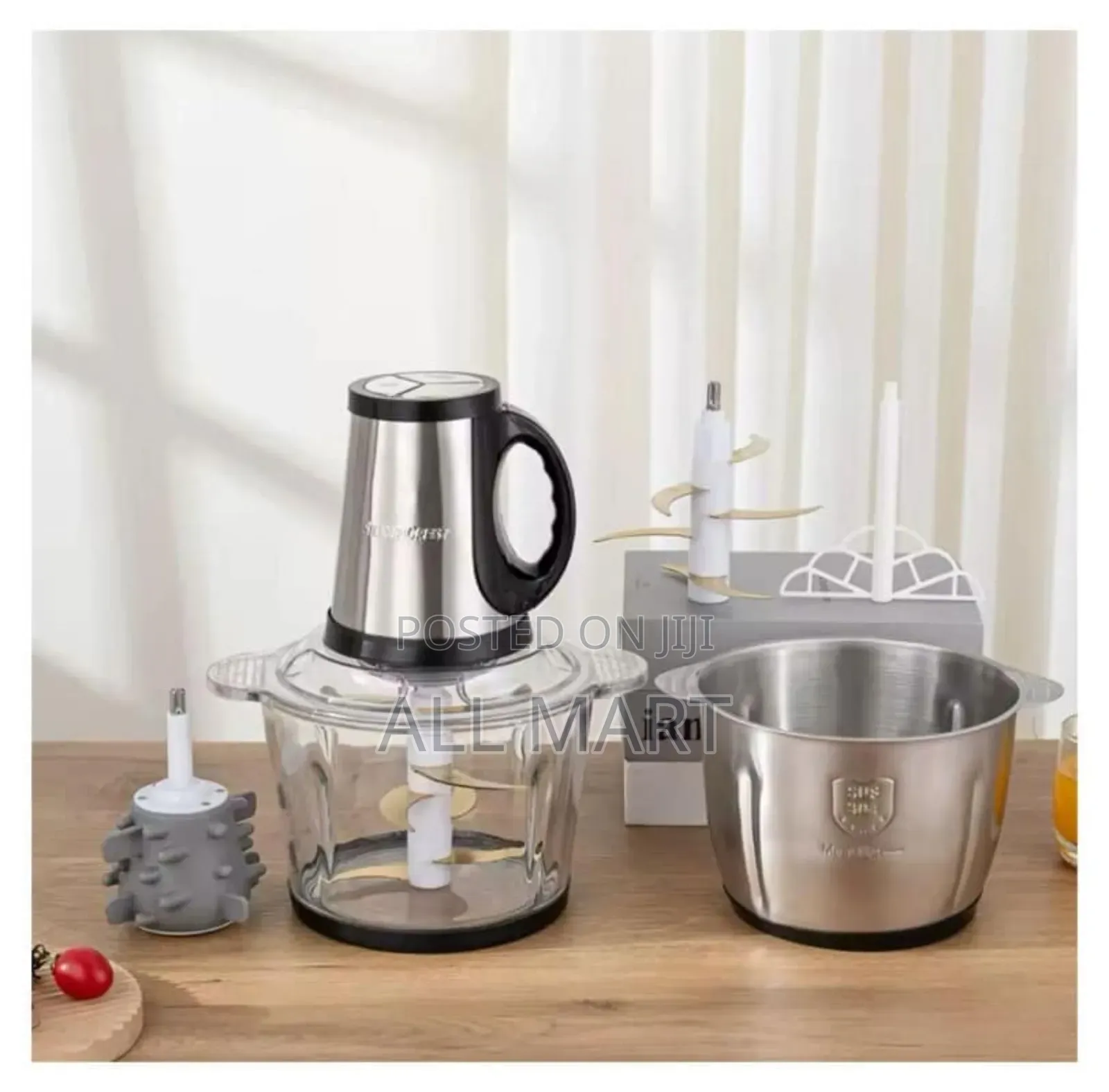 Kitchen Expert 3 in 1 Chopper and Garlic Peeler