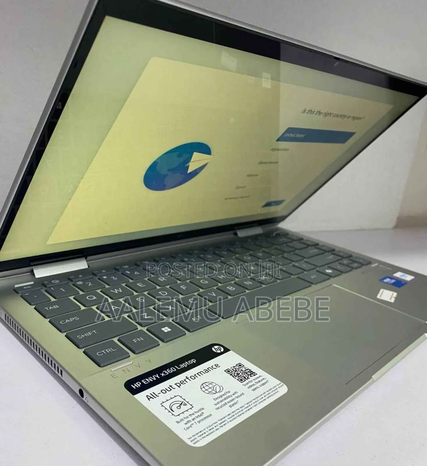 New Laptop HP Envy X360 16GB SSD 512GB