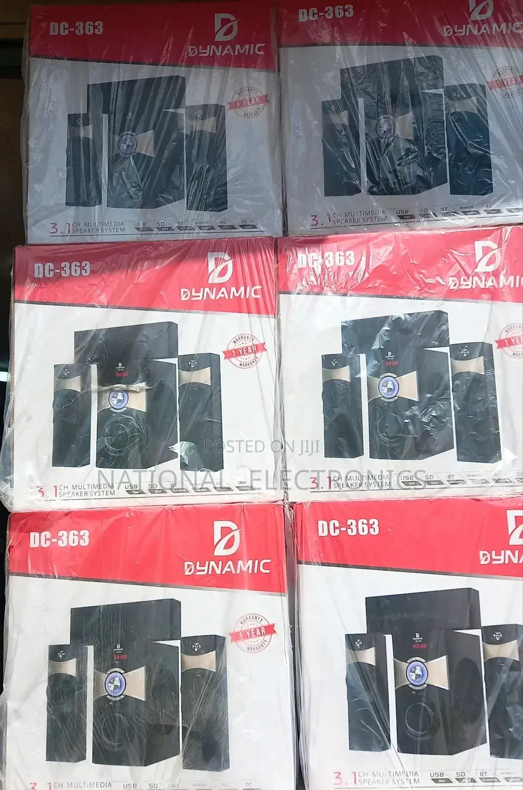 Dynamic 3.1ch Multimedia Speakers Jepass