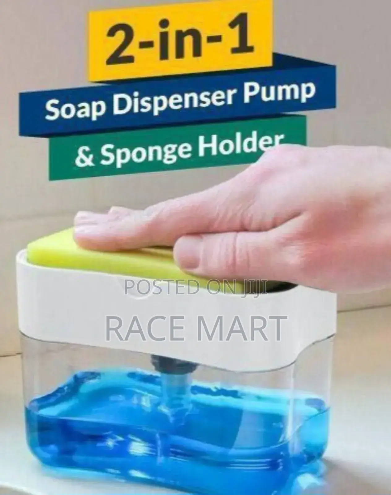 Soap Pump Dispenser With Sponge