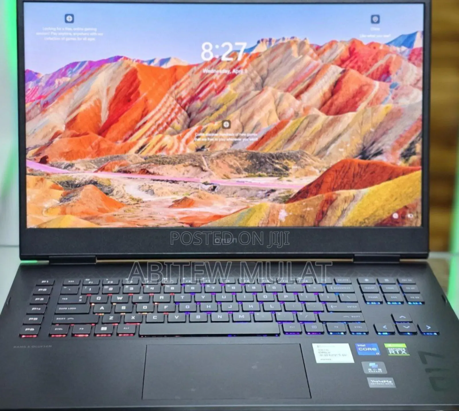 New Laptop HP Omen 17 16GB Intel Core I7 SSD 512GB