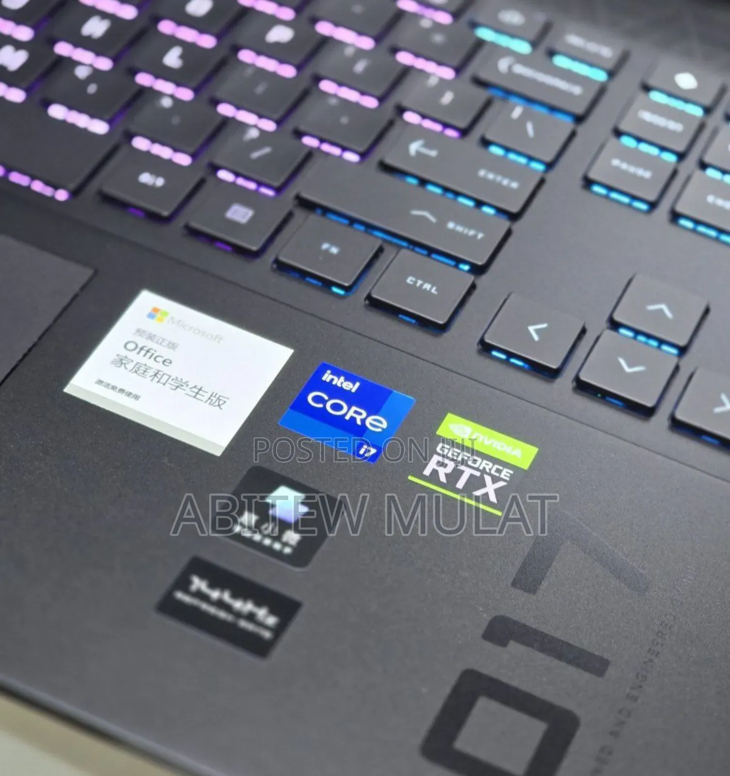 New Laptop HP Omen 17 16GB Intel Core I7 SSD 512GB