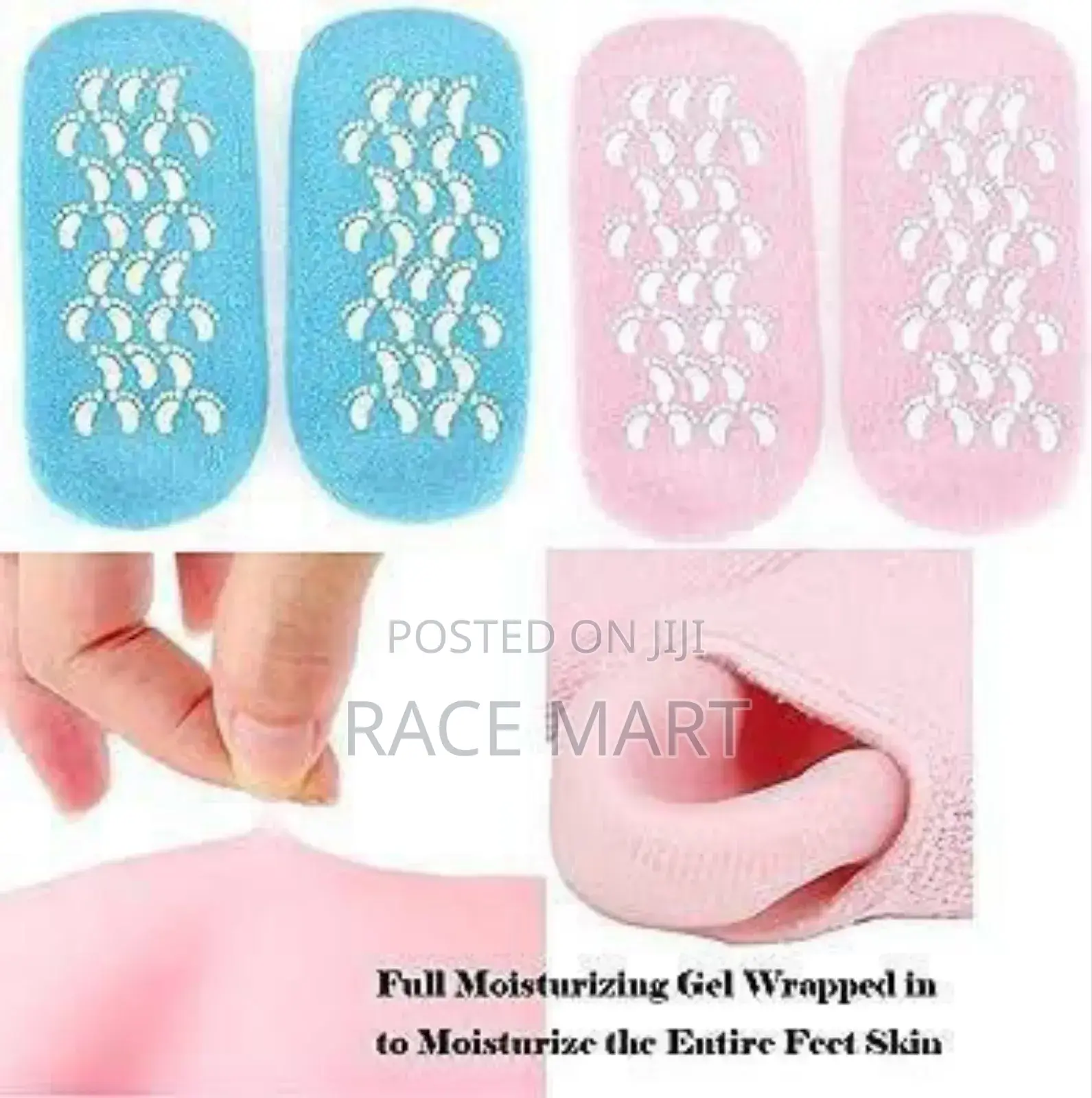 Soft Moisturizing Gel Socks Foot Care