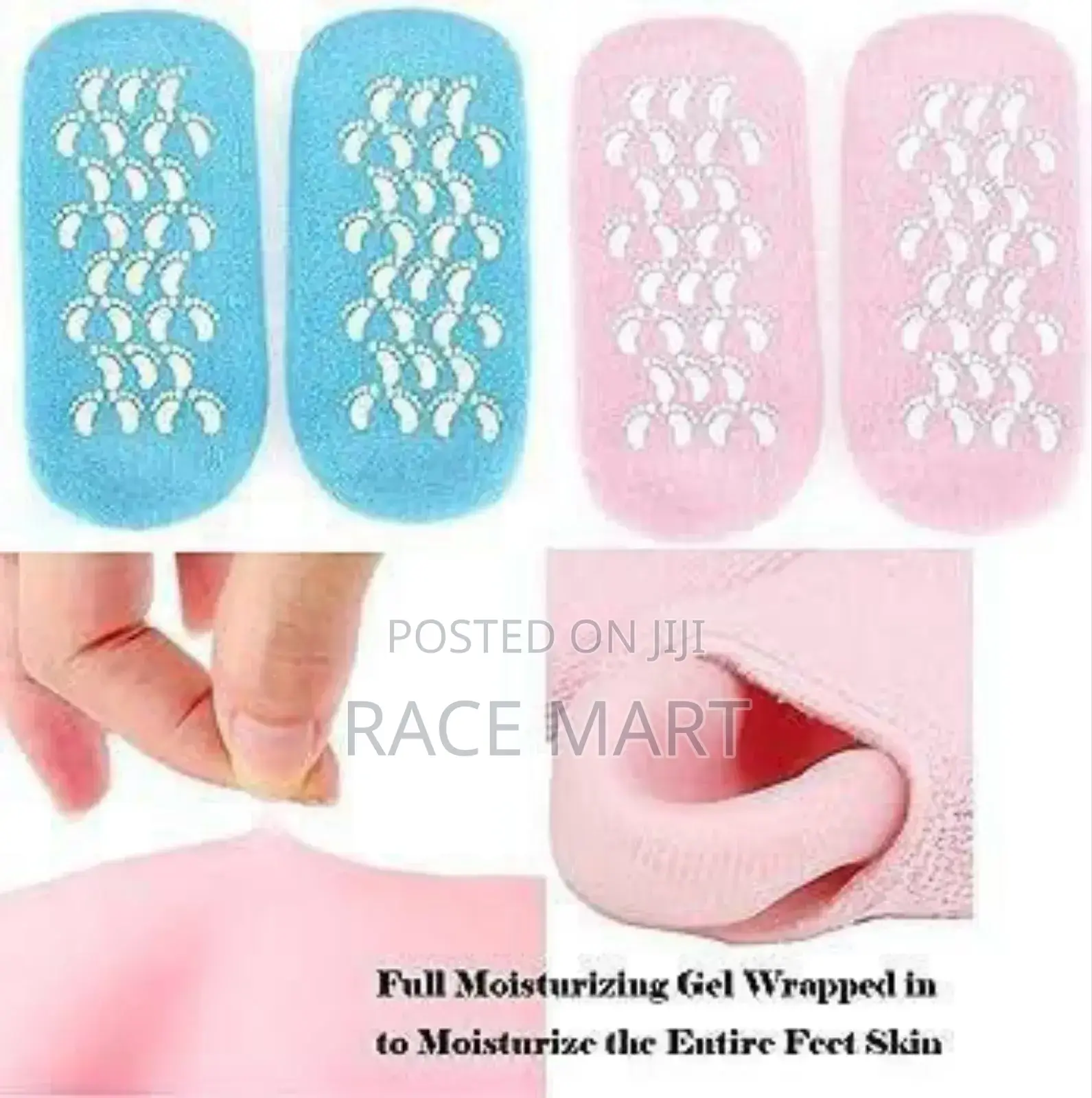 Soft Moisturizing Gel Socks Foot Care
