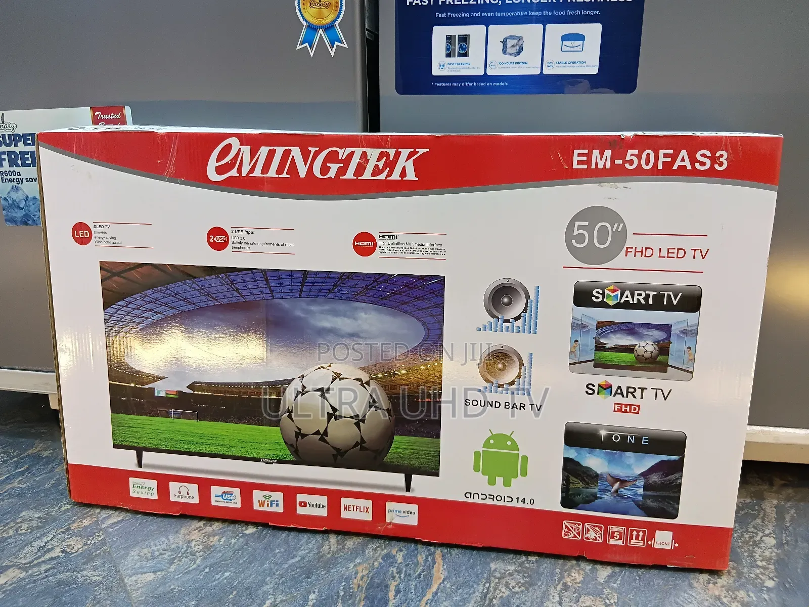 Emingtek 50 Inch Smart Uhd Tv