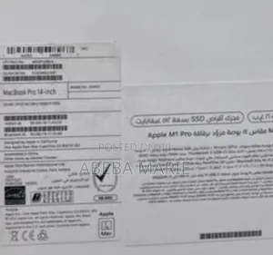 New Laptop Apple MacBook Pro M1 16GB Apple M1 Pro SSD 512GB