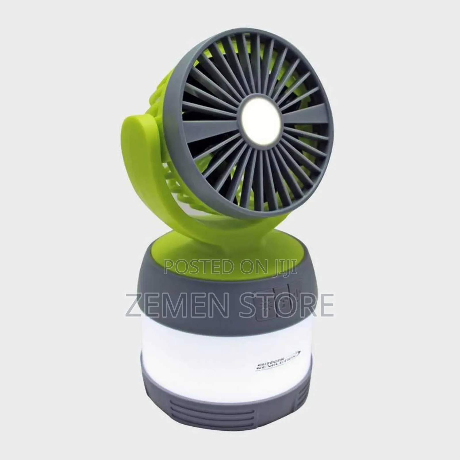 Solar Fan With Camping Light