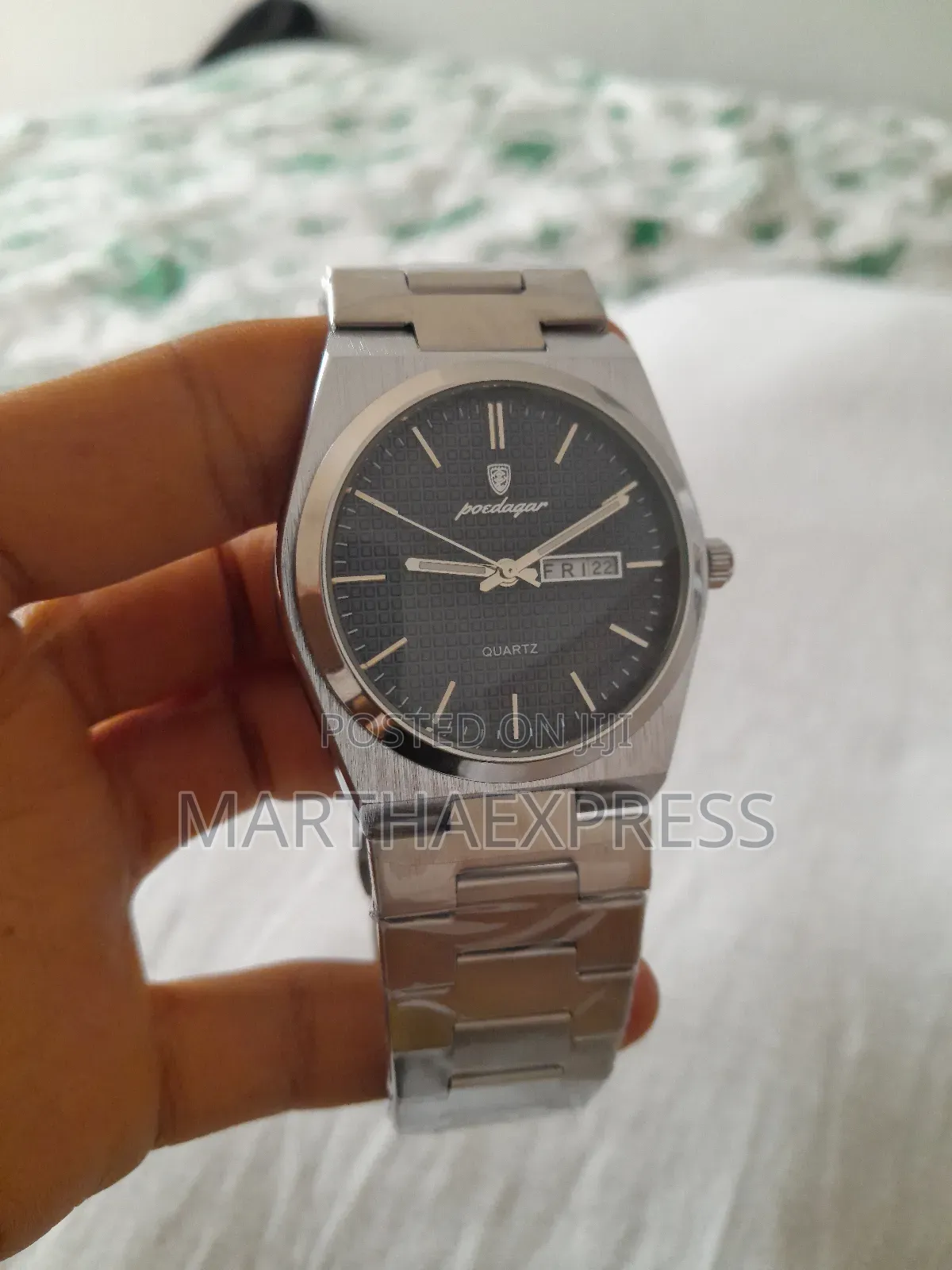 Premium Poedagar Mens Watch Swiss Waterproof Stainless Steel