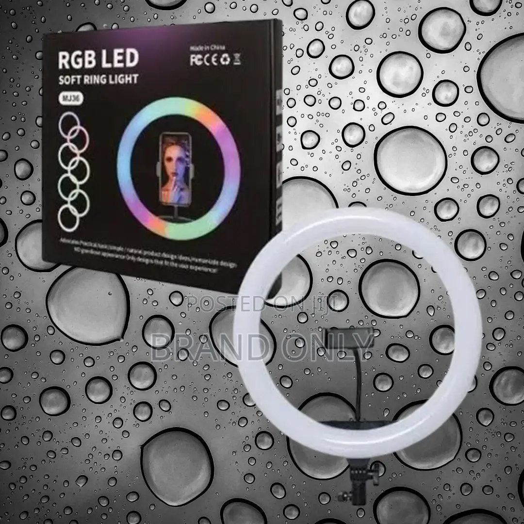 14 Inch RGB Ringlight: Dimmable Led for Photography Video