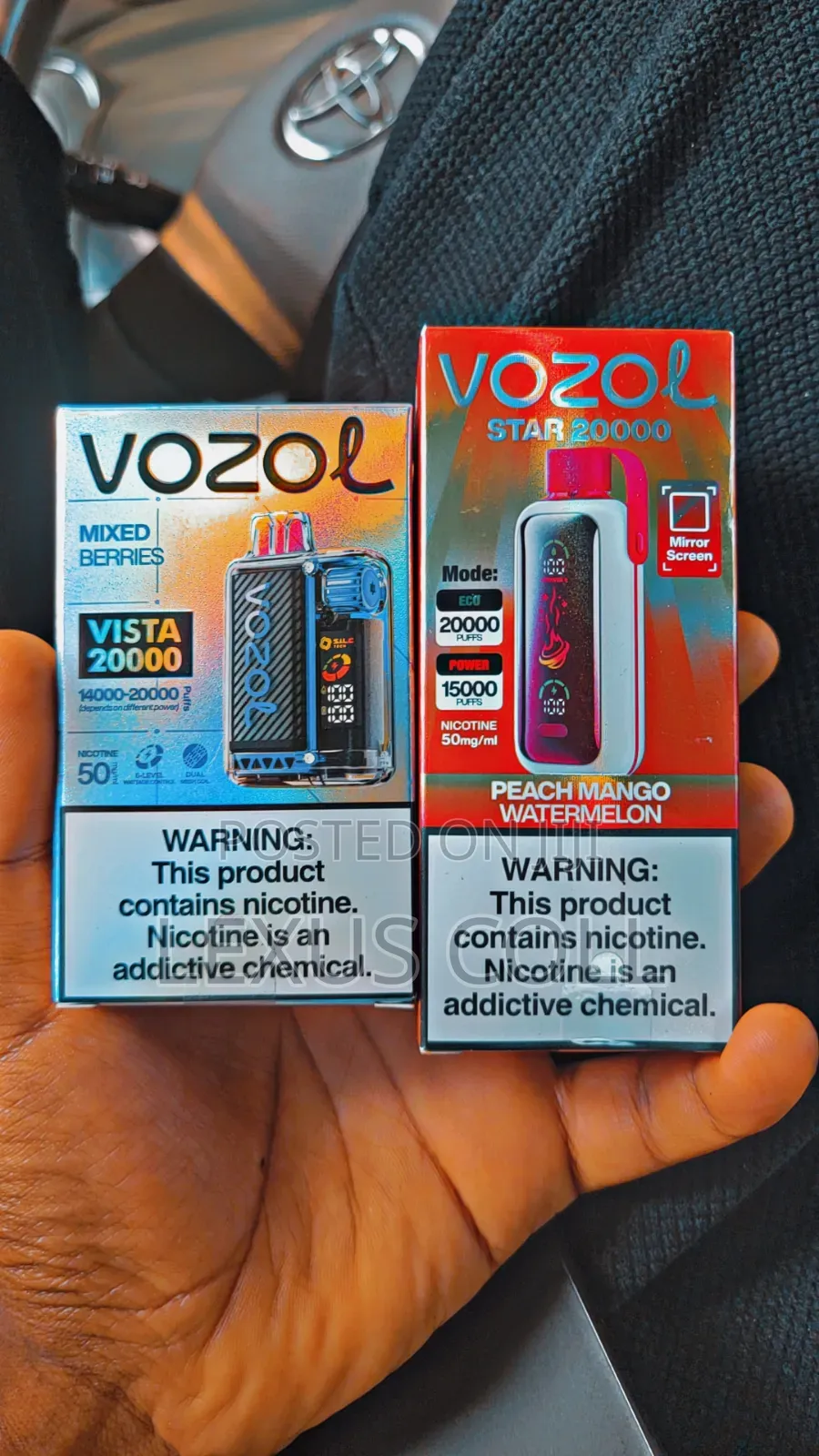 Mixed Berries 20,000 Puff Rechargeable