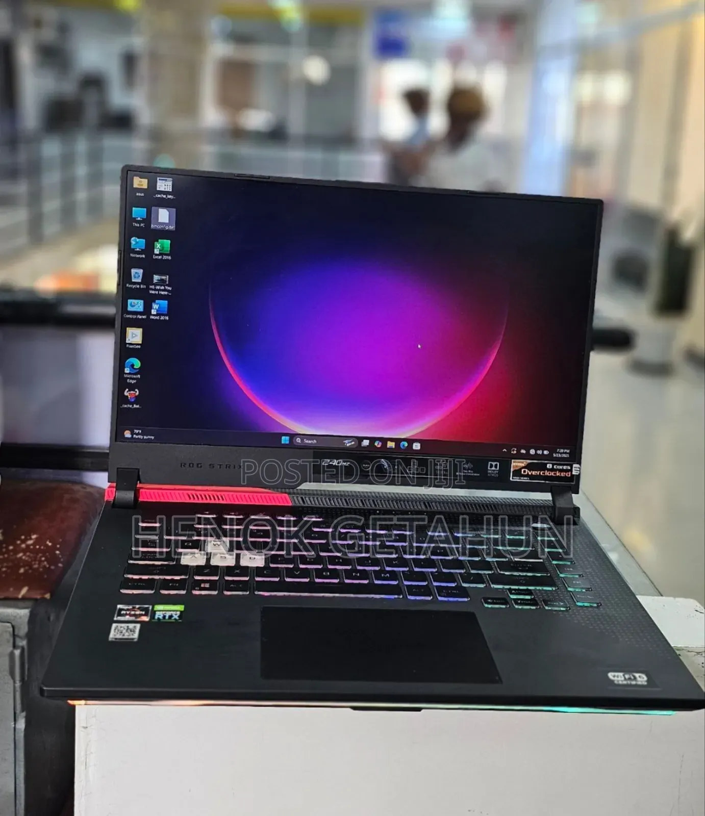 New Laptop Asus ROG Strix G15 16GB AMD Ryzen 9 SSD 1T