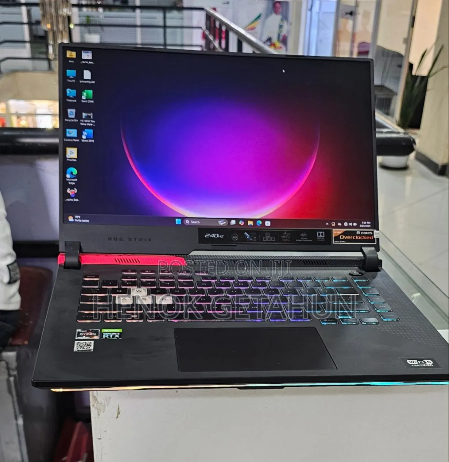 New Laptop Asus ROG Strix G15 16GB AMD Ryzen 9 SSD 1T