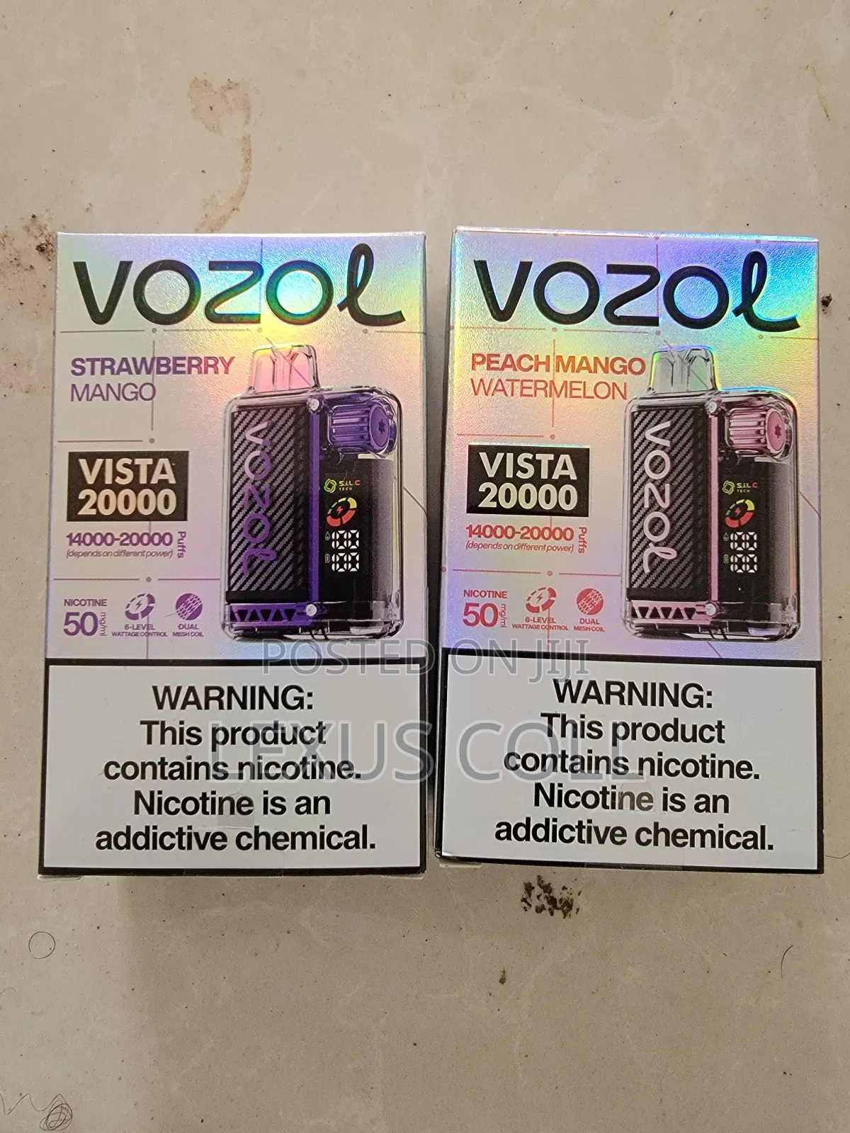 Vape 20,000 Puff Vozol Strawberry Mango