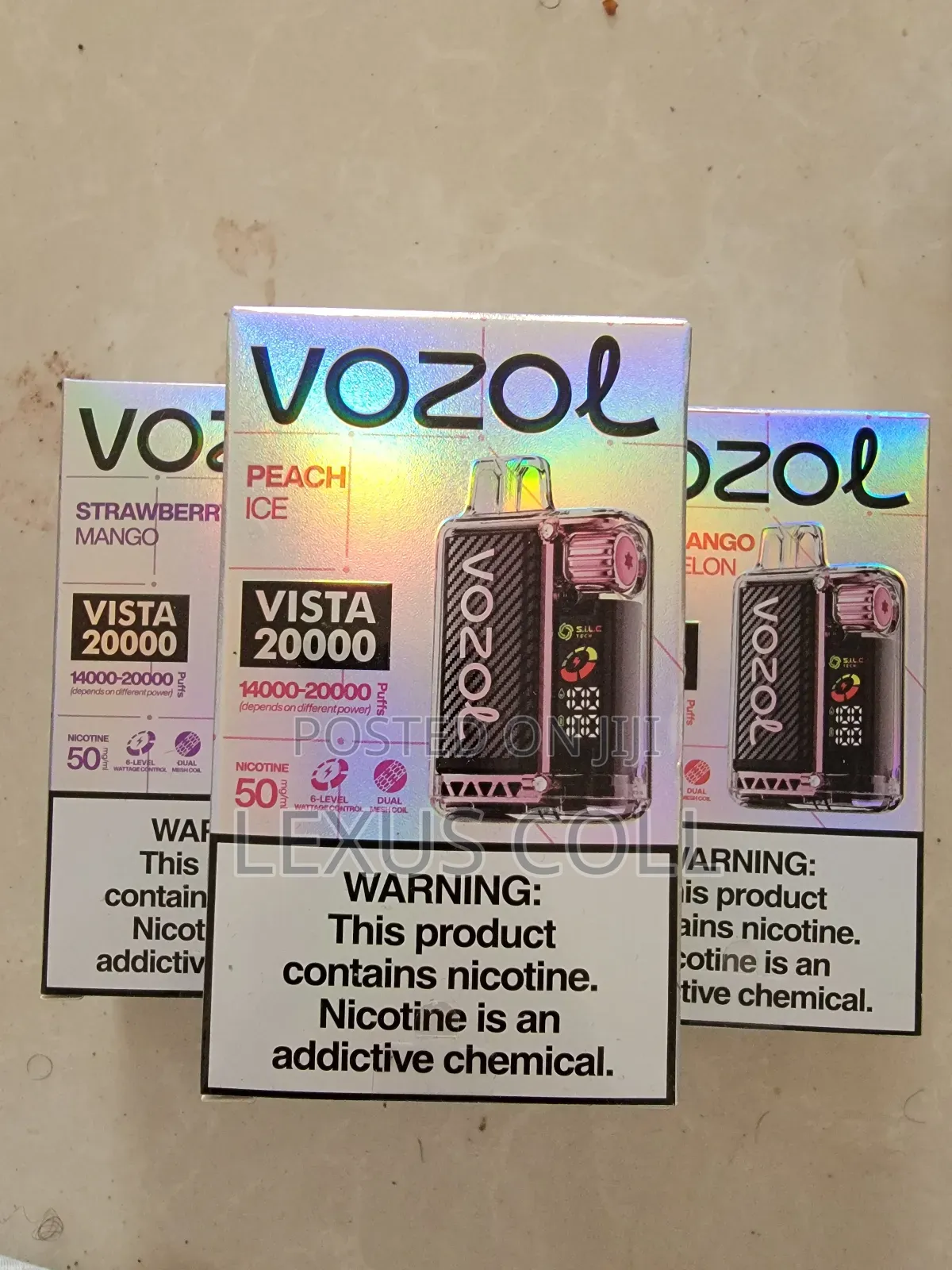 Vape 20,000 Puff Vozol Strawberry Mango