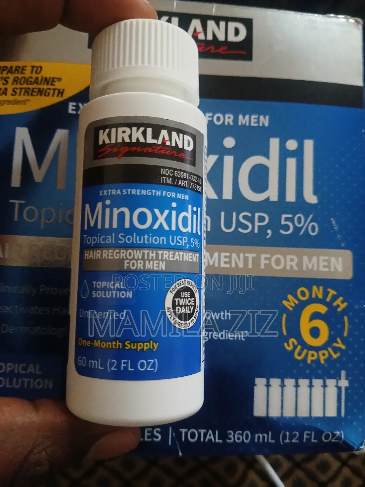 Kirkland Minoxidil ሚኖክሲዲል