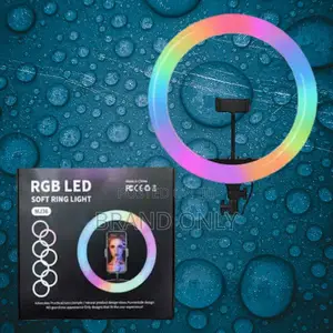 Photo - 14 Inch RGB Ringlight: Live Fill Light With Phone Holder