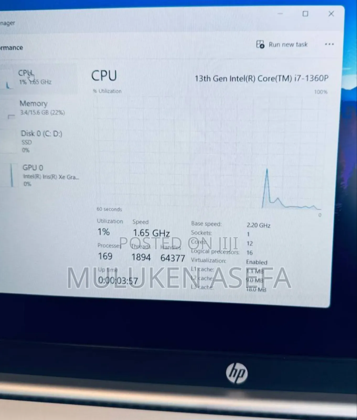 New Laptop HP Pavilion 15 16GB Intel Core I7 SSD 1T