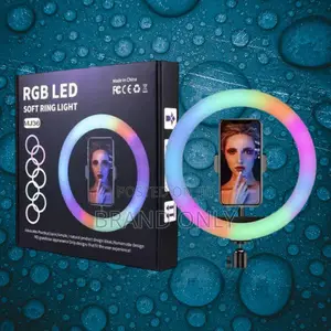 Photo - 14 Inch RGB Ringlight: Adjustable Brightness Color Tempera