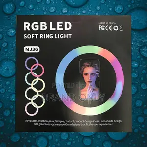 Photo - 14 Inch RGB Ringlight: Studio Lighting Kit for Vlogging