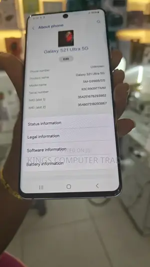 Photo - New Samsung Galaxy S21 Ultra 5G 128 GB Silver