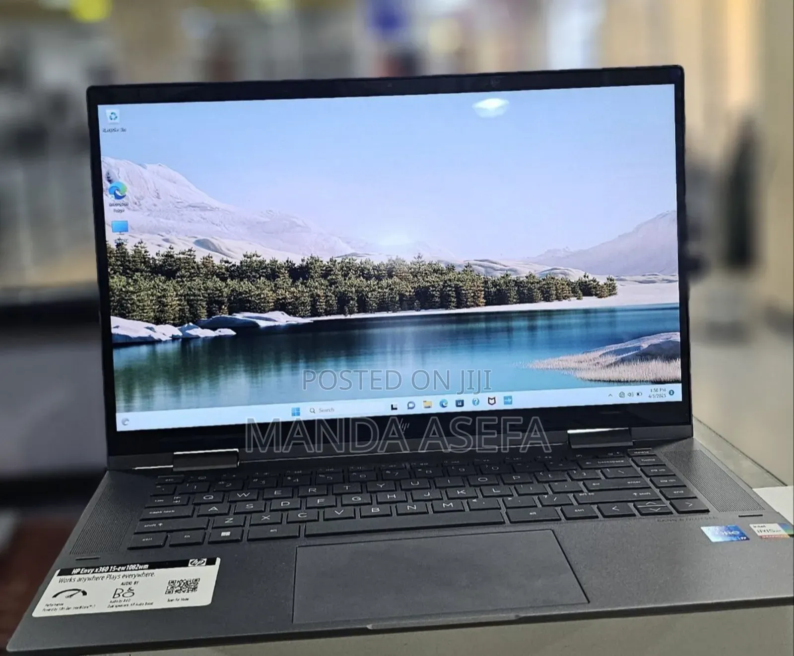 New Laptop HP Envy X360 16GB Intel Core I7 SSD 512GB