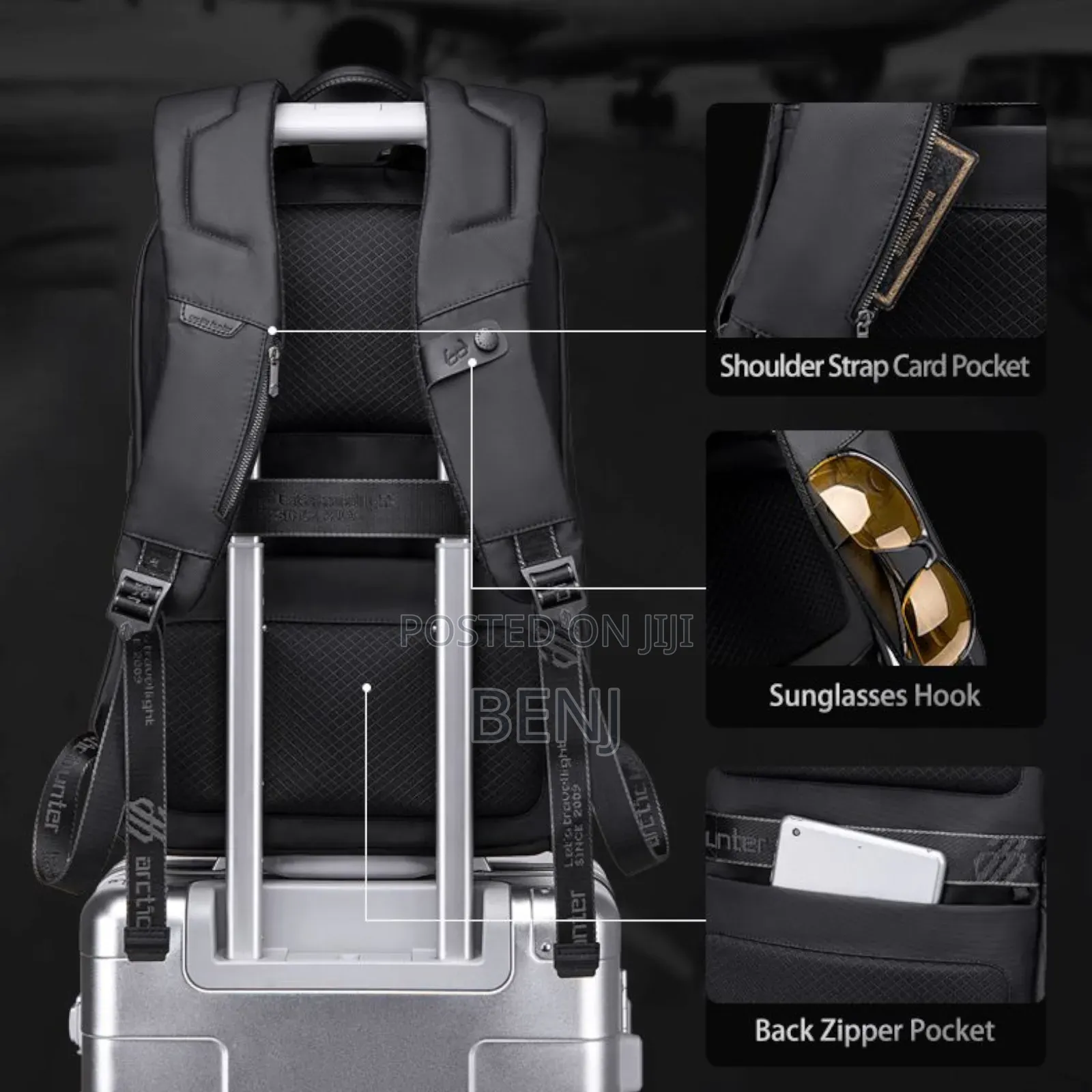 Arctic Hunter Backpack | H20 Repellent | 15.6" Pc | Usb Port