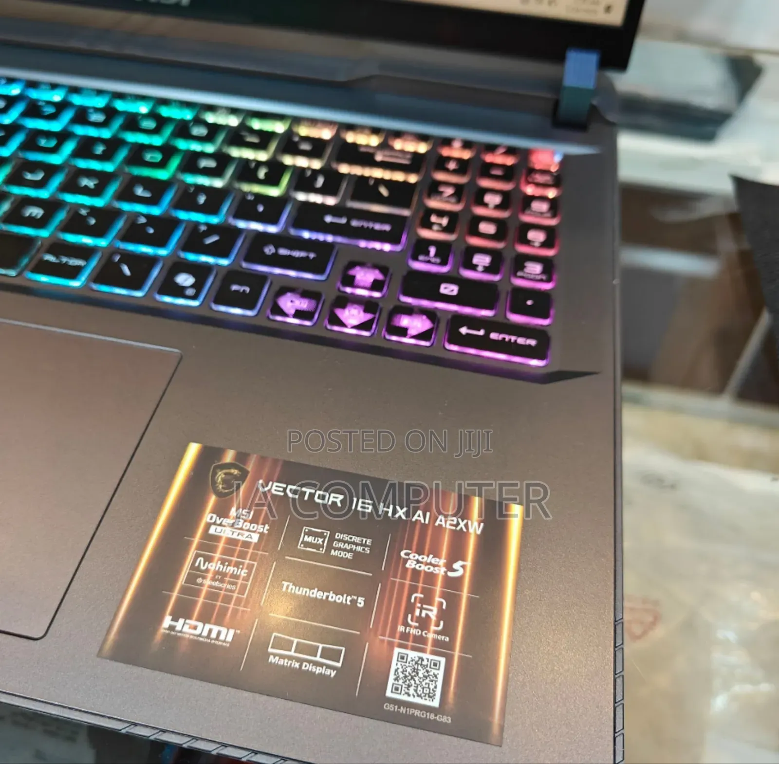 New Laptop MSI Vector GP68 HX 13V 16GB Intel Core Ultra 7 SSD 1T