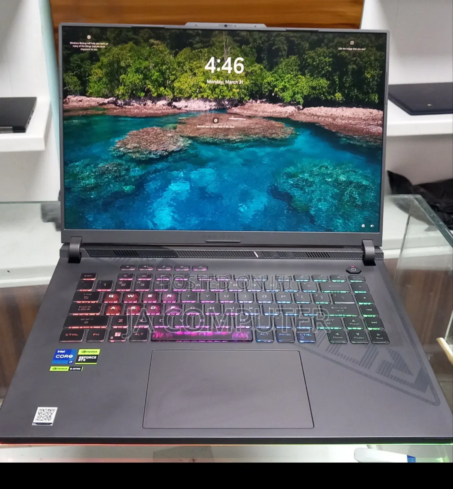 New Laptop Asus ROG Strix G16 G614 16GB Intel Core I7 SSD 1T