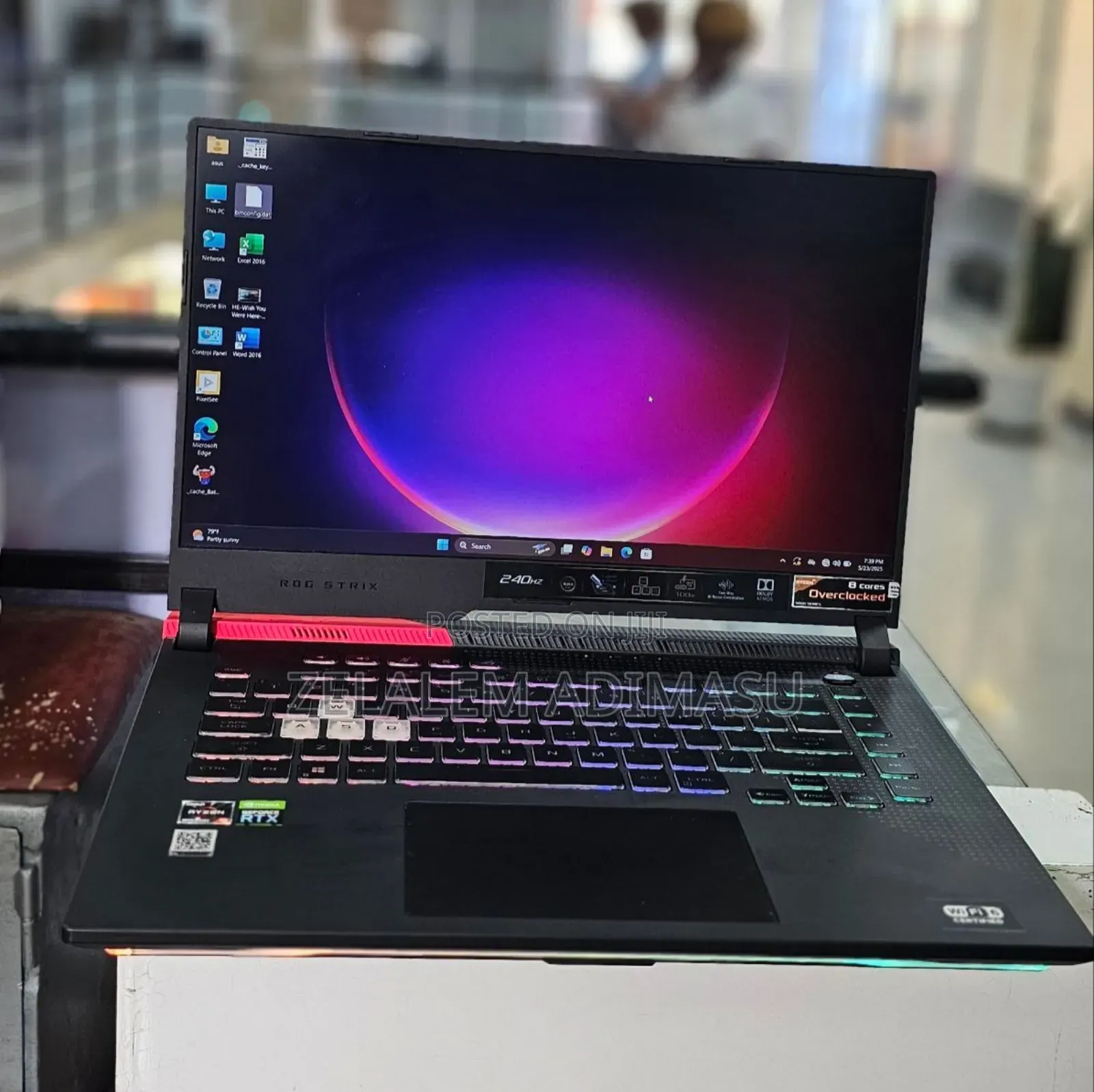 New Laptop Asus ROG Strix G15 16GB AMD Ryzen 9 SSD 1T