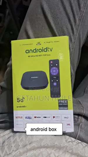 Photo - 5g Android Tv Box ቲቪ Smart ማድረጊያ(128gb With 8 Gb Ram)