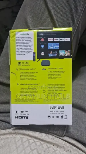 5g Android Tv Box ቲቪ Smart ማድረጊያ(128gb With 8 Gb Ram)