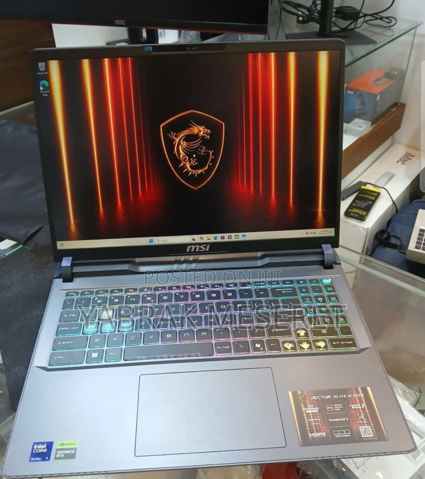 New Laptop MSI 16GB Intel Core Ultra 7 SSD 1T
