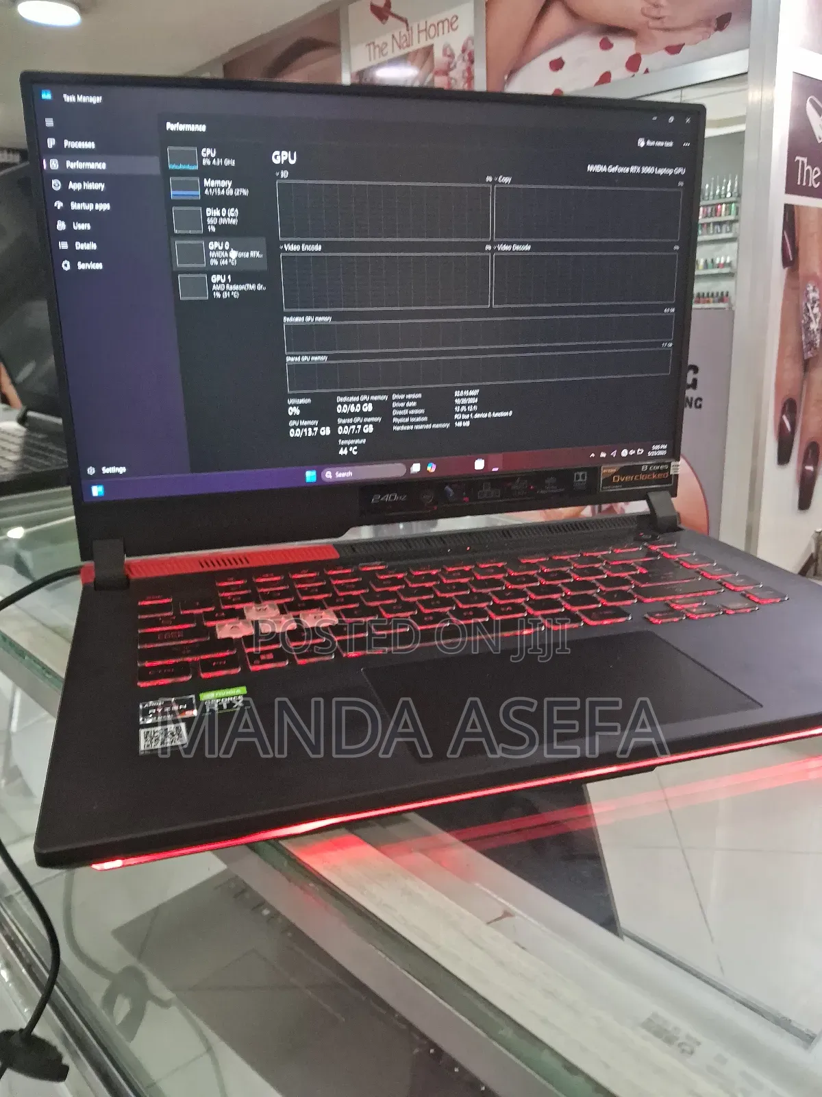 New Laptop Asus ROG Strix G16 G614 16GB AMD Ryzen 9 SSD 1T