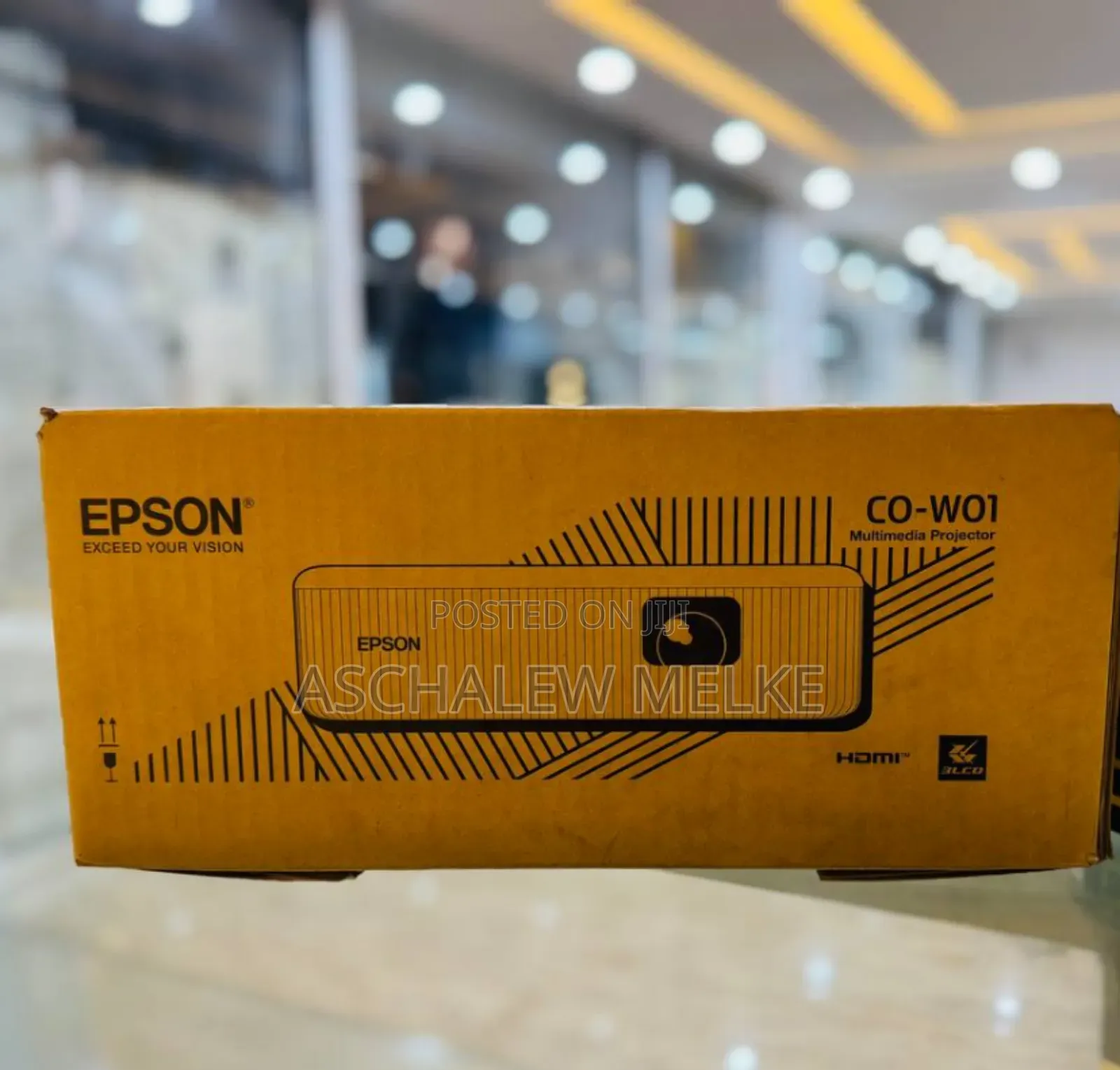 Brand New Epson Projector Co-W01
With Remote and Manual Br
