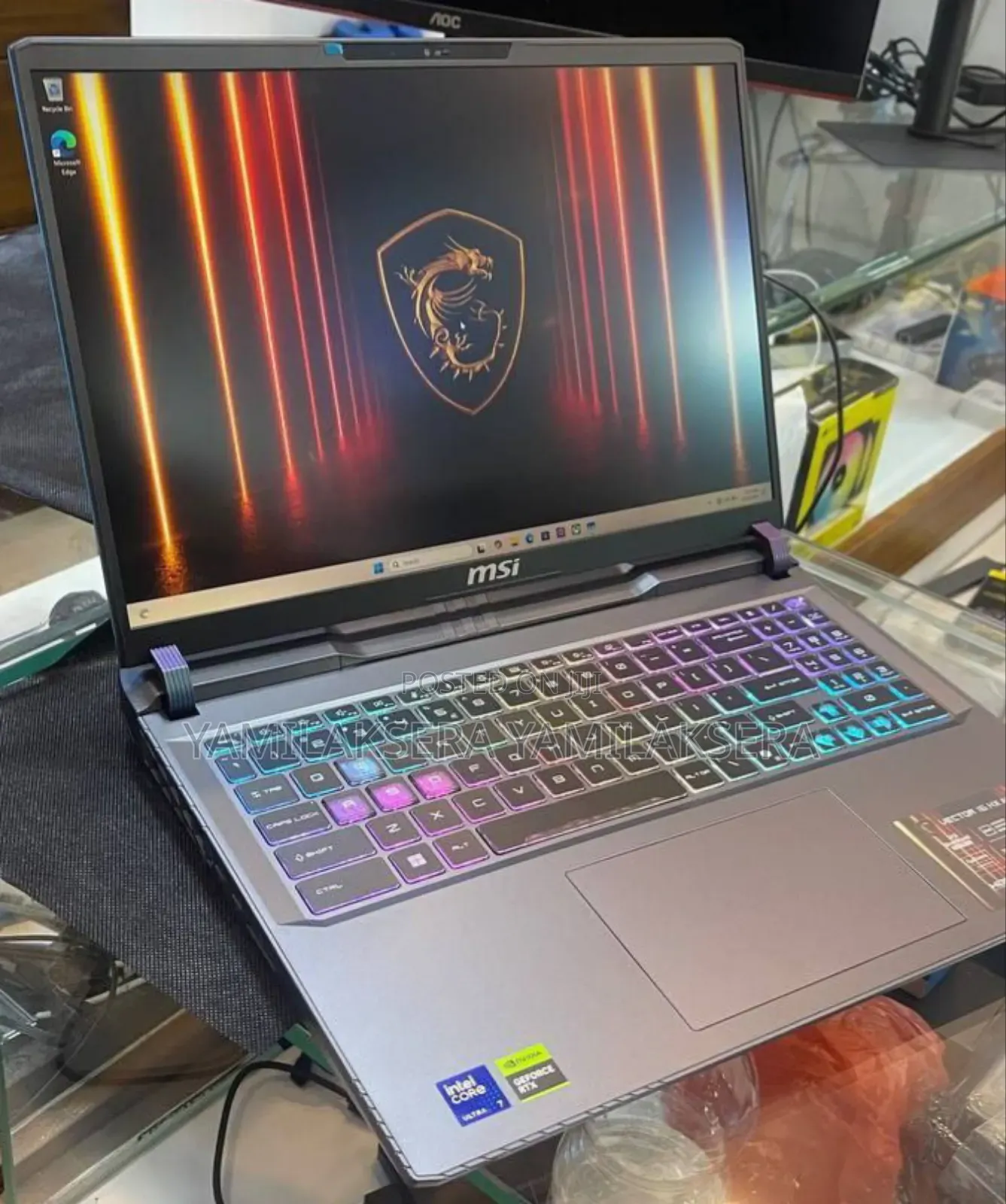 New Laptop MSI 16GB Intel Core I7 SSD 1T