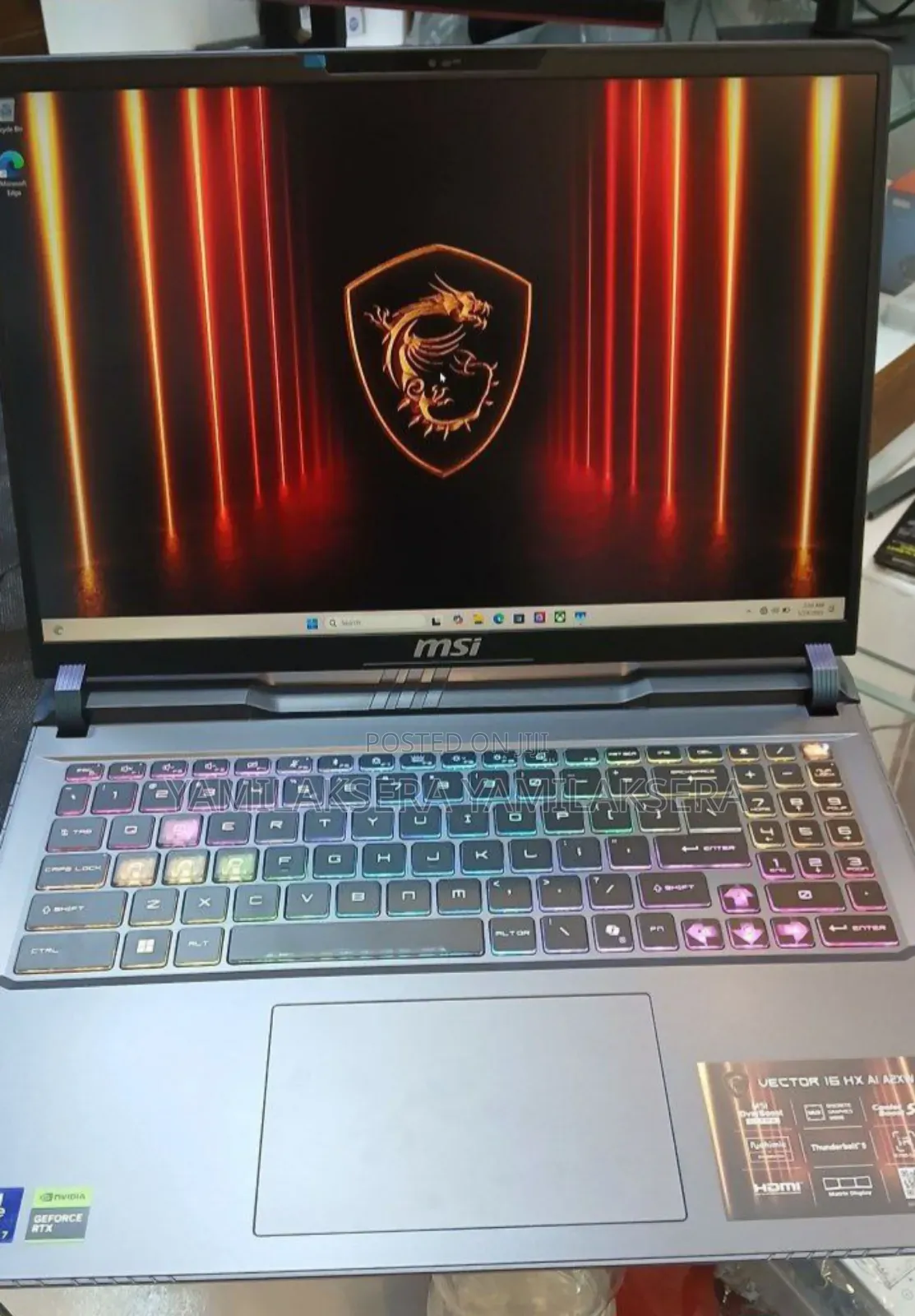 New Laptop MSI 16GB Intel Core I7 SSD 1T