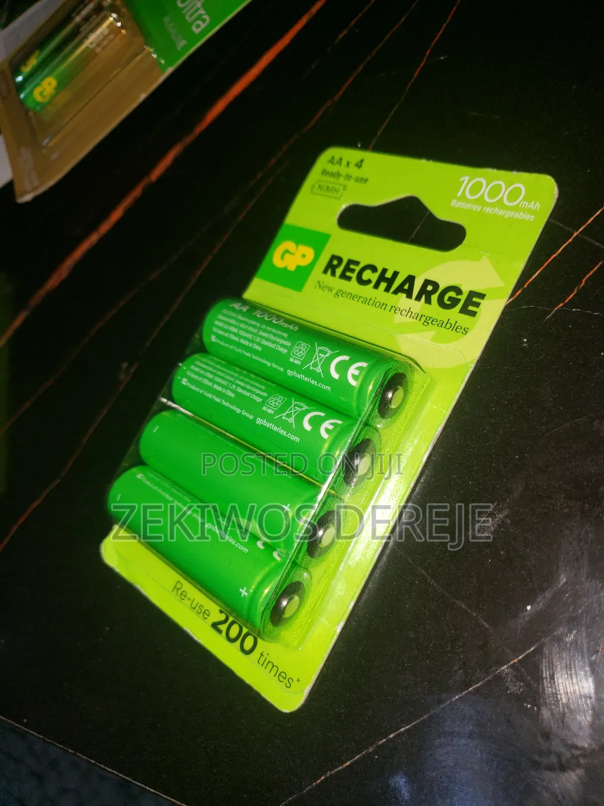 1000 Mah Rechargble Nimh Battery(Gp)