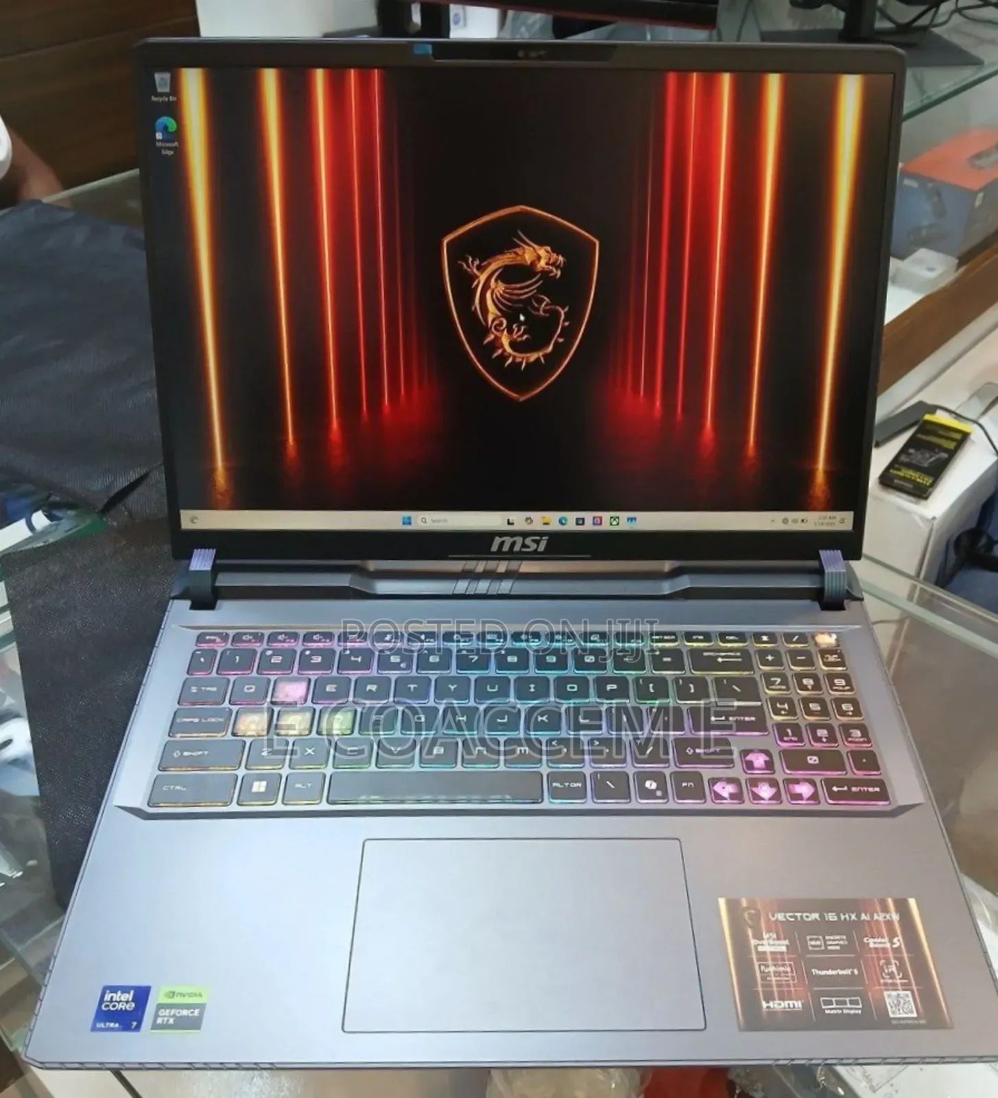 New Laptop MSI 16GB Intel Core Ultra 7 SSD 1T
