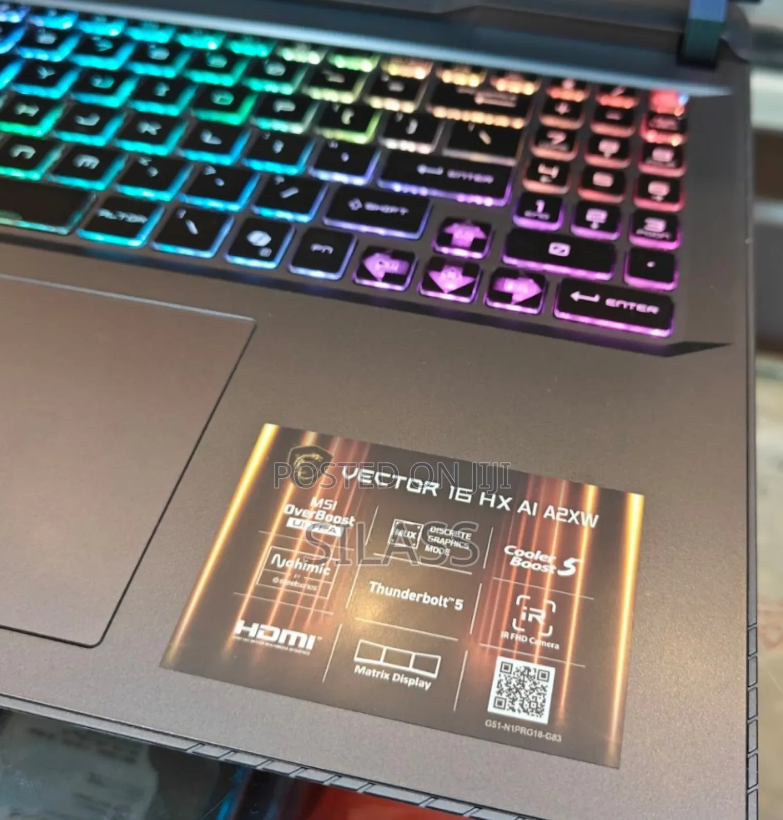 New Laptop MSI Vector GP68 HX 13V 16GB Intel Core Ultra 7 SSD 1T