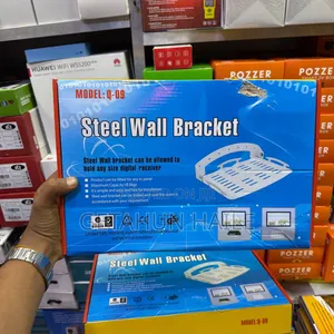 Photo - Decoder Wall Mount (የሪሲቨር መስቀያ) (Steel Wall Bracket)