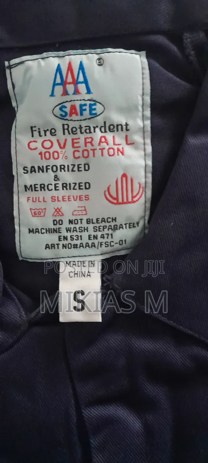 Fire Retardant Coverall