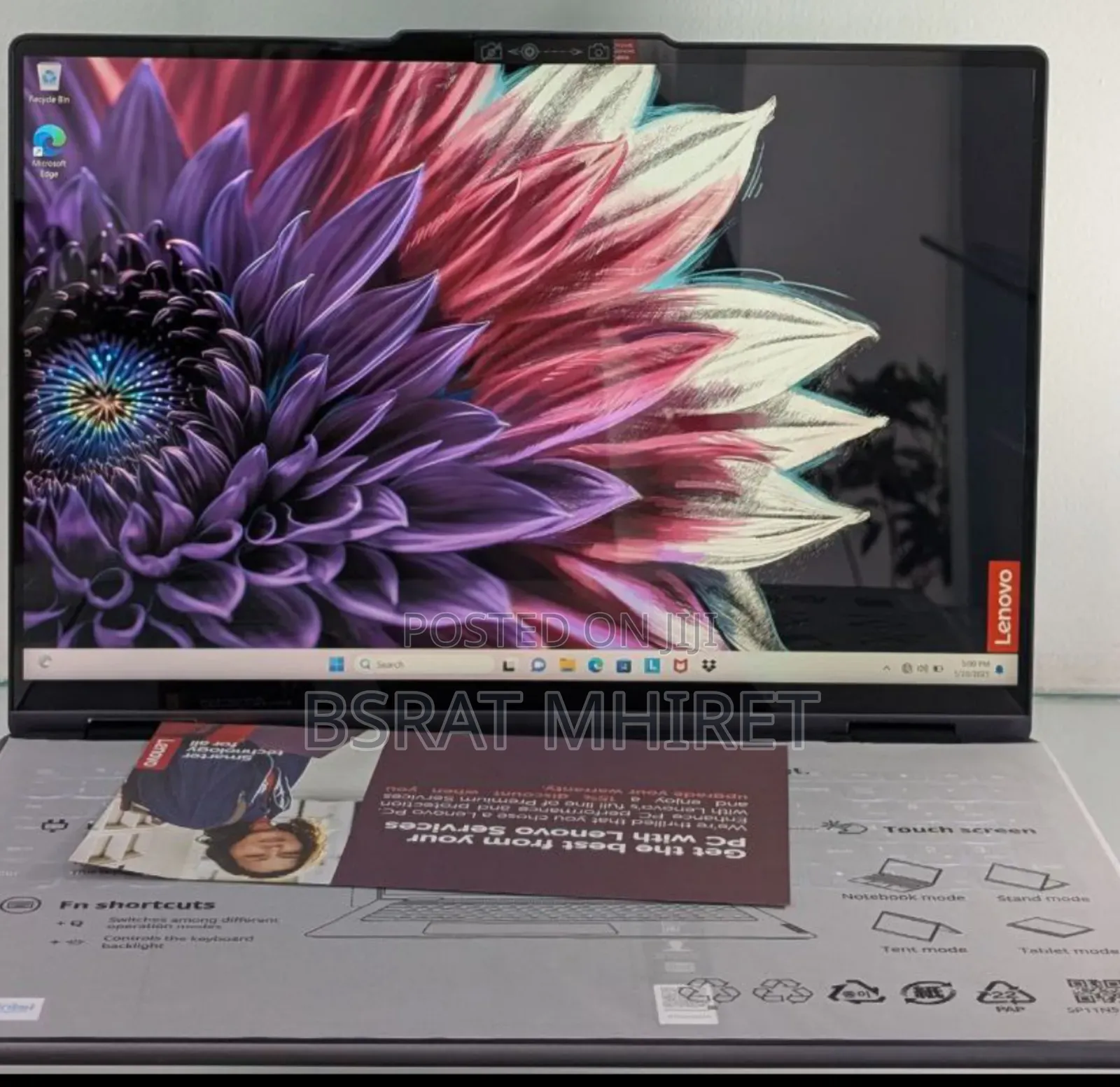 New Laptop Lenovo ThinkPad Yoga 16GB Intel Core I7 SSD 512GB