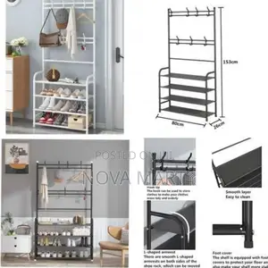 Clothes and Shoe Rack (4 Layer)